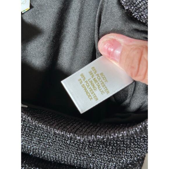 House of Harlow 1960 Black One Shoulder Crop Top & Maxi Skirt Set Size Large - Picture 4 of 8